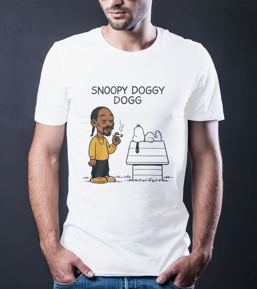 Snoopy Doggy Dogg Snoop Dogg And Snoopy Mashup T-Shirt