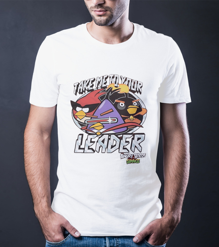 Angry Birds Space Take Me To Your Leader T-Shirt