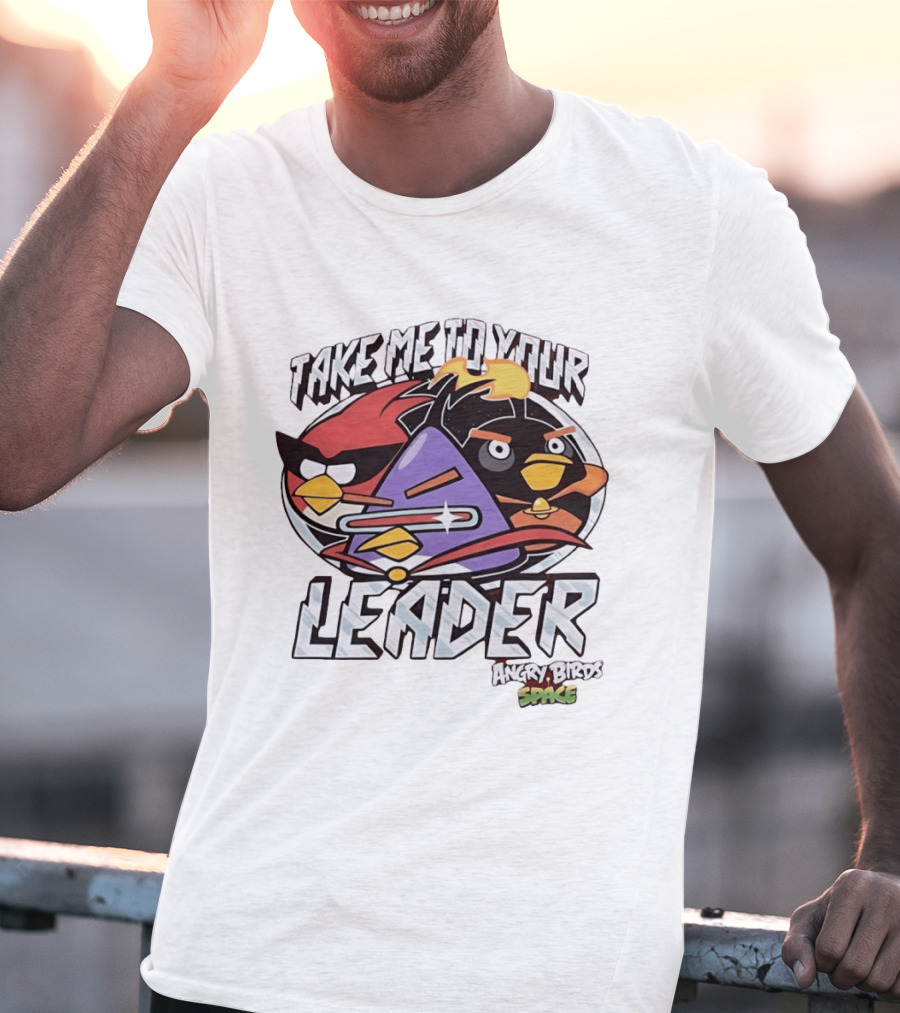 Angry Birds Space Take Me To Your Leader T-Shirt