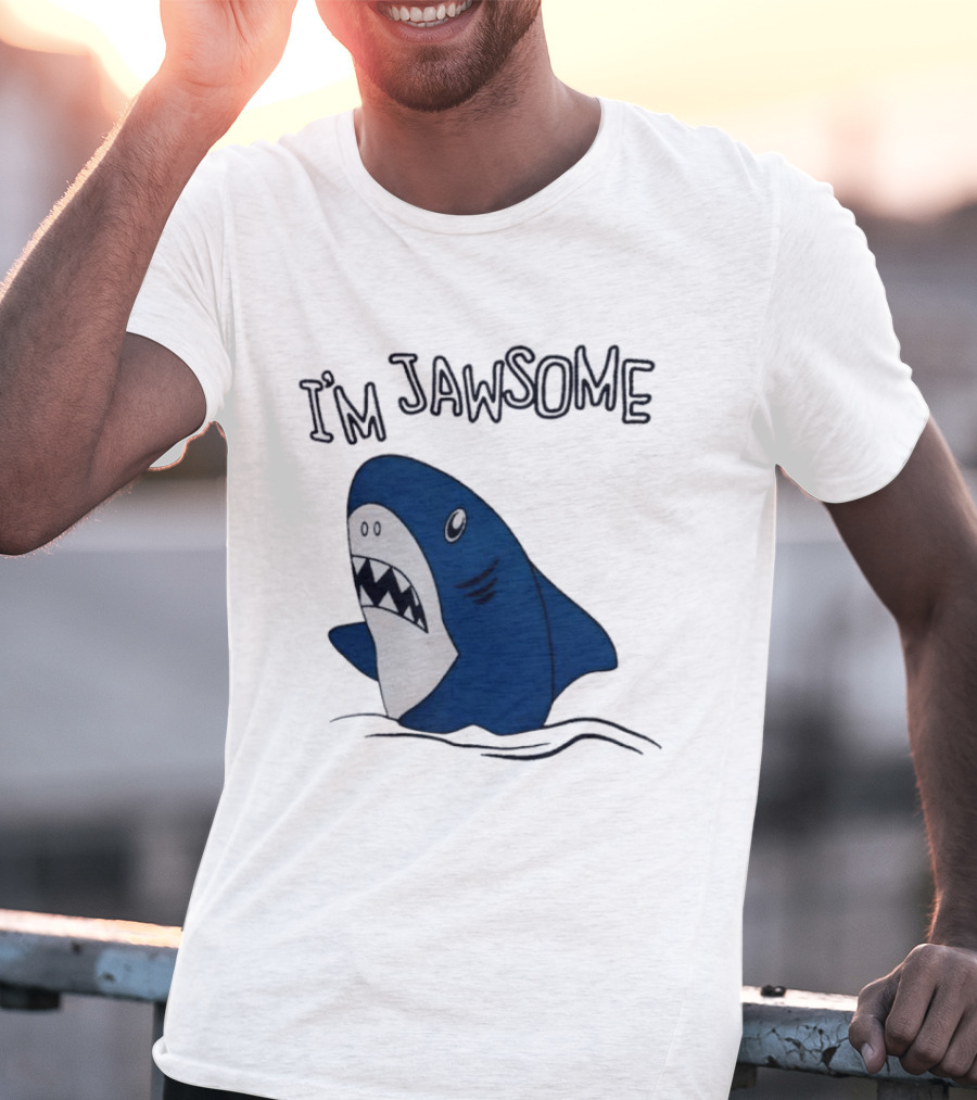 I'm Jawsome Shark Meme Fun Cartoon T-Shirt