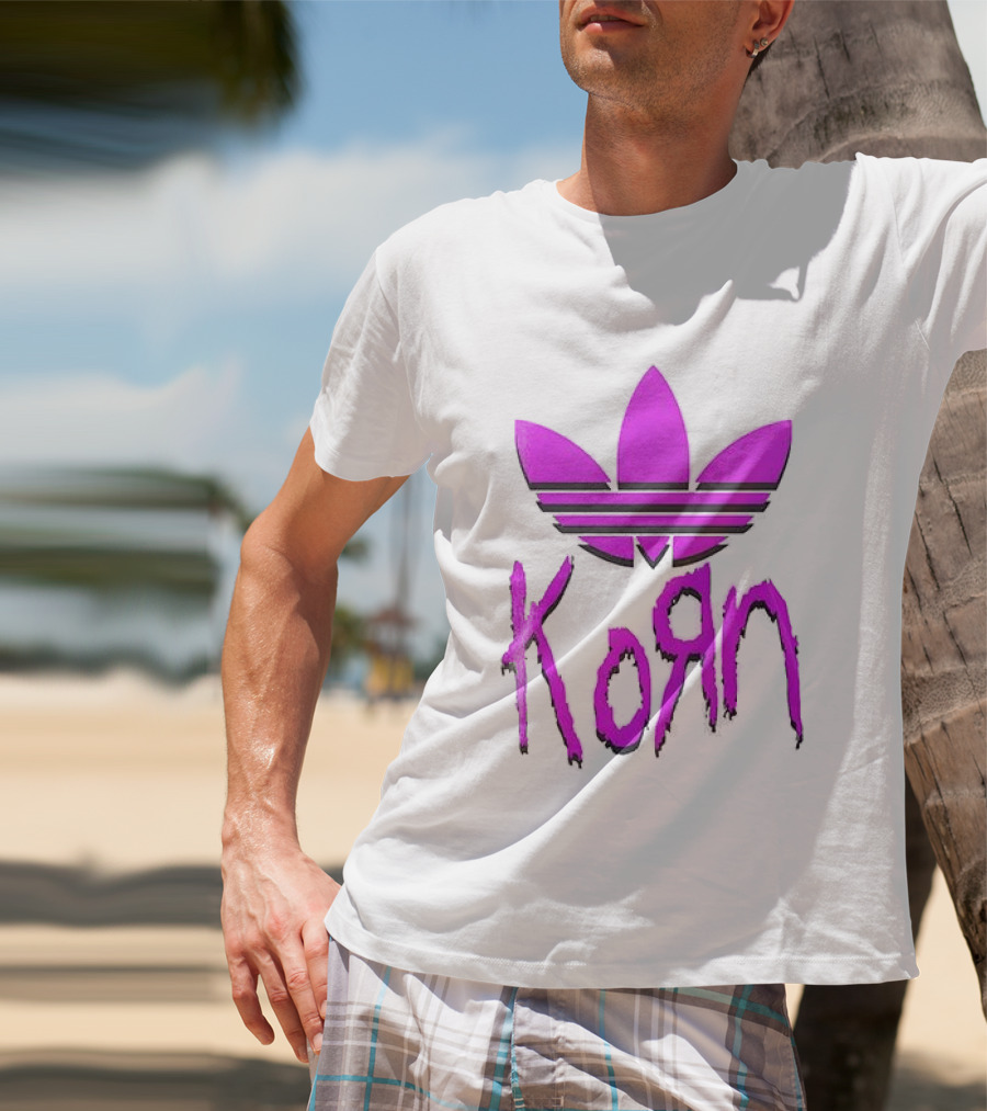 Korn Euro Tour 2026 Adidas Trefoil T-Shirt