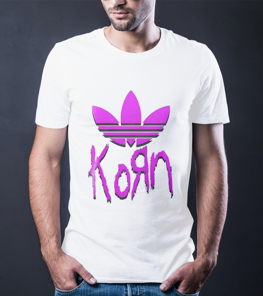 Korn Euro Tour 2026 Adidas Trefoil T-Shirt