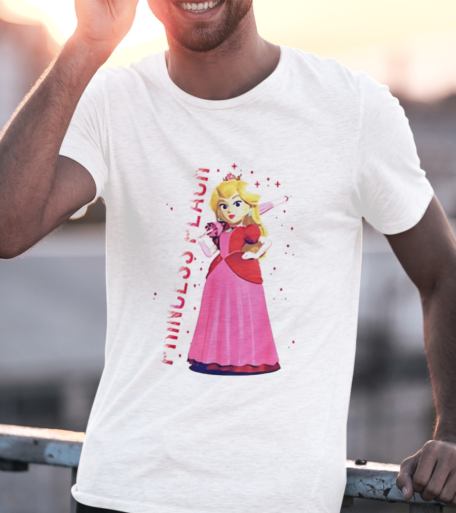 Princess Peach Animated Character Princess Peach The Movie T-Shirt