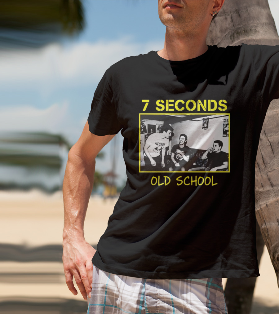 7 Seconds Old School Necros Punk Band Scene T-Shirt
