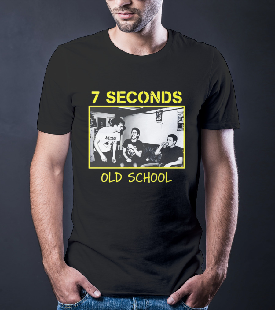 7 Seconds Old School Necros Punk Band Scene T-Shirt