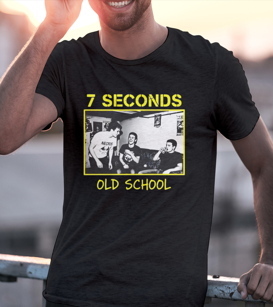 7 Seconds Old School Necros Punk Band Scene T-Shirt
