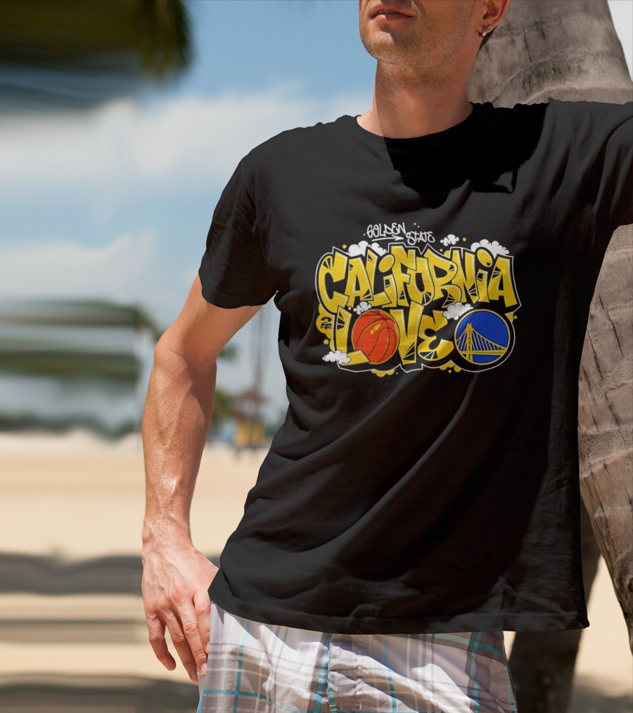 Golden State California Love Warriors Basketball T-Shirt