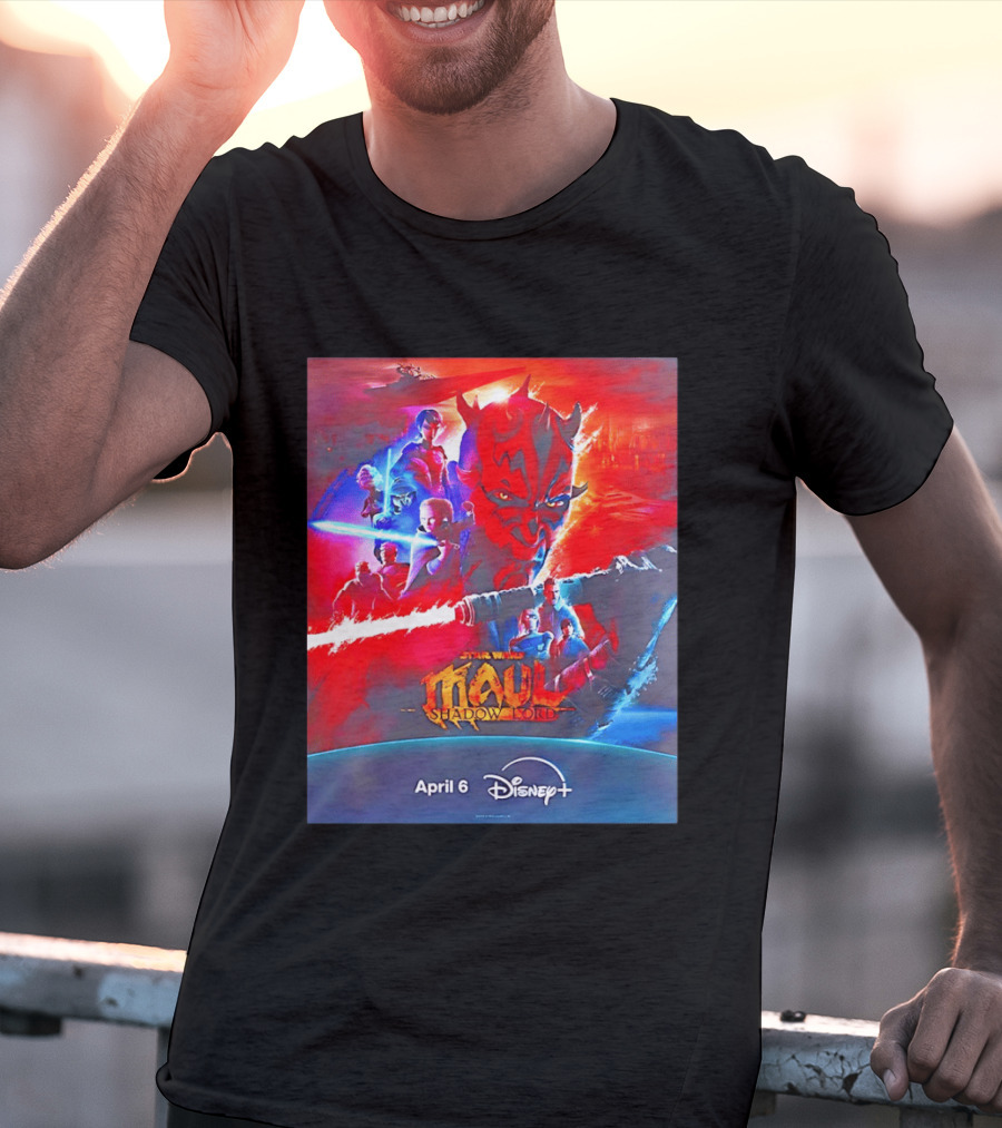 Star Wars Maul Shadow Lord Disney Plus April 6 2026 T-Shirt