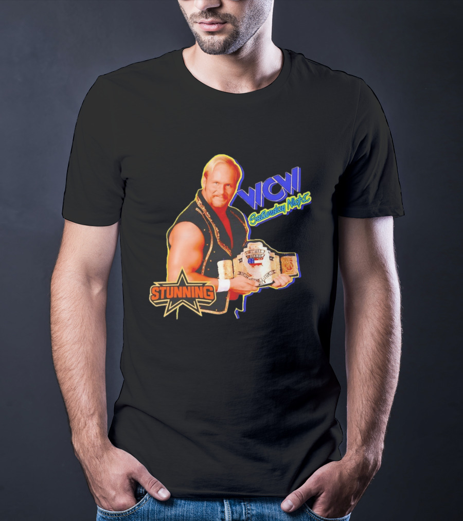 Stunning Steve Austin WCW Saturday Night United States Champion T-Shirt