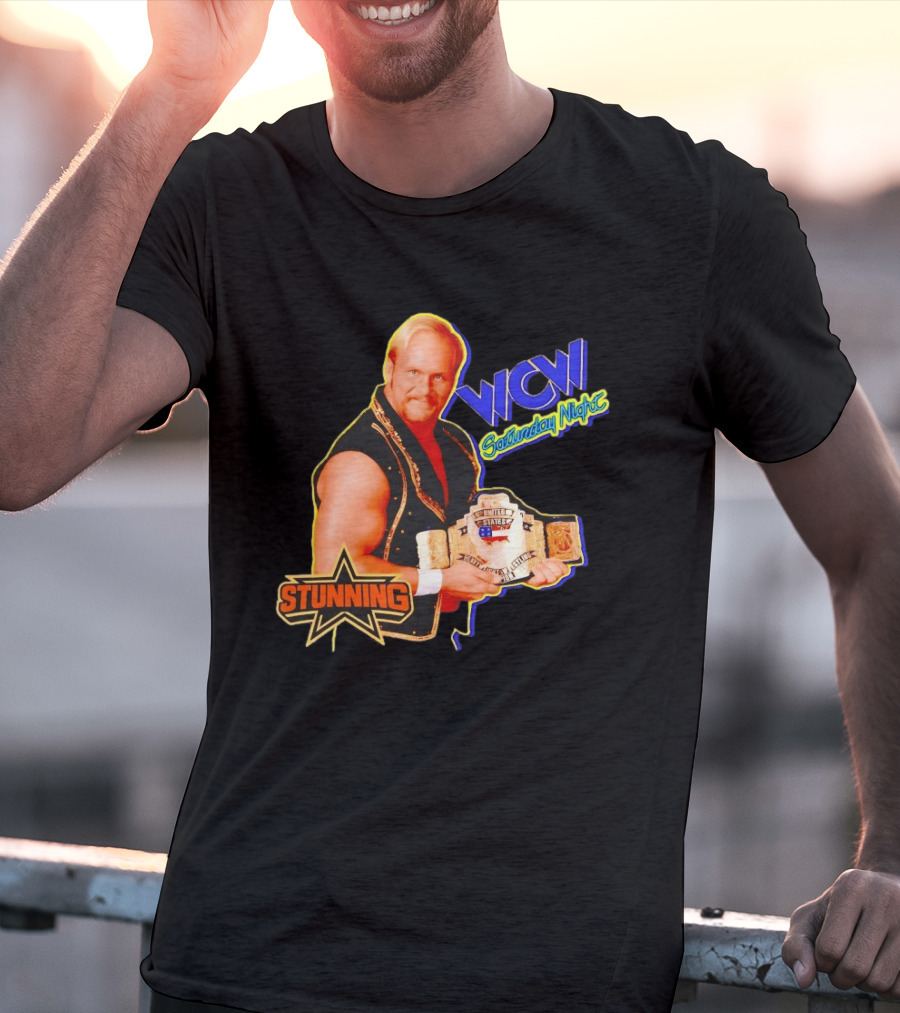 Stunning Steve Austin WCW Saturday Night United States Champion T-Shirt