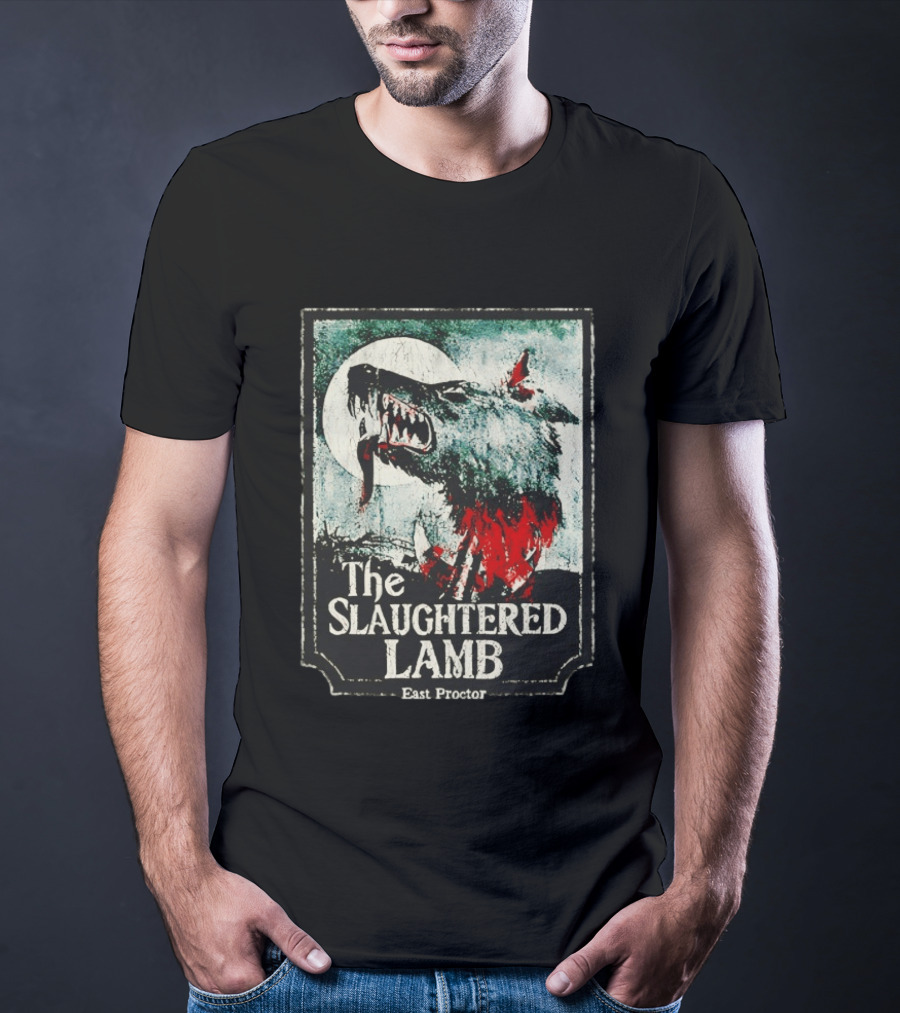 The Slaughtered Lamb East Proctor Werewolf Blood Moon Iconic Horror T-Shirt