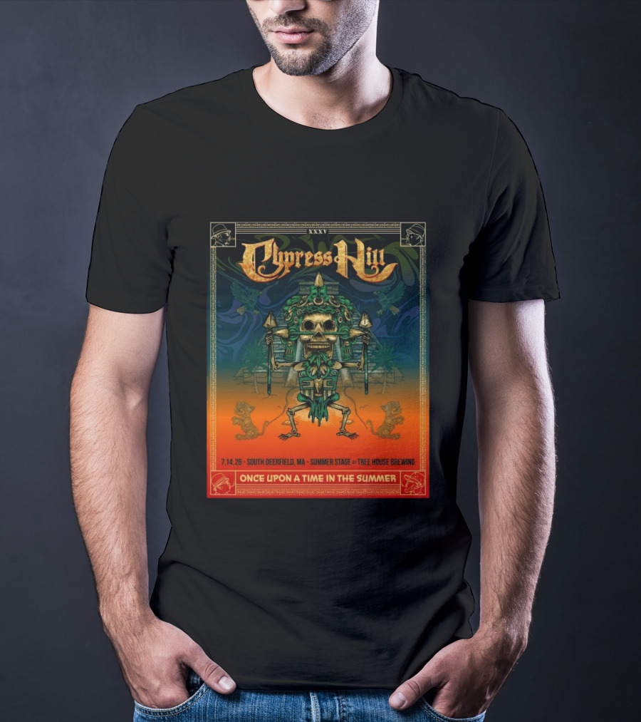 Cypress Hill XXXV Once Upon A Time In The Summer South Deerfield MA Tree House Brewing July 14 2026 T-Shirt
