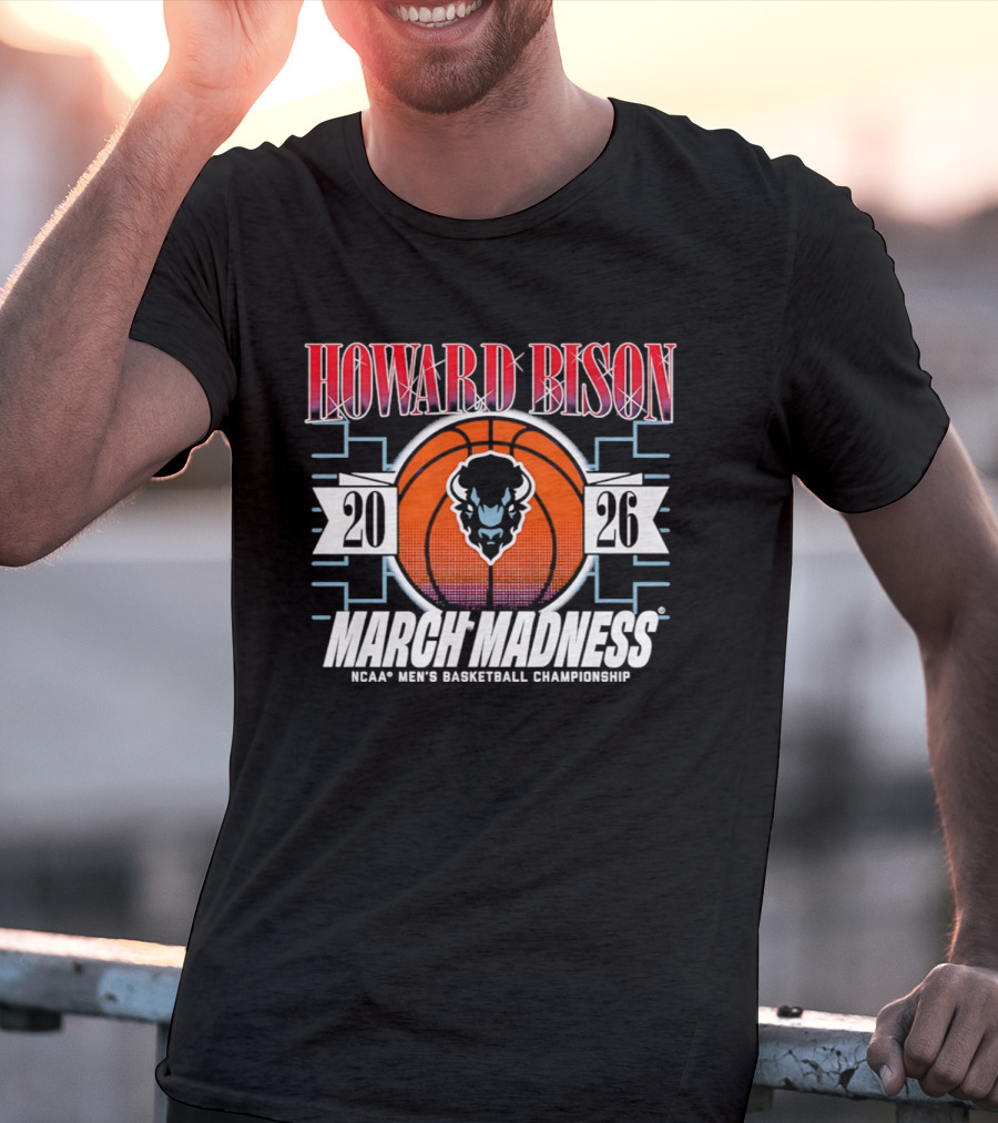 Howard Bison 2026 NCAA Men's Basketball Championship March Madness T-Shirt