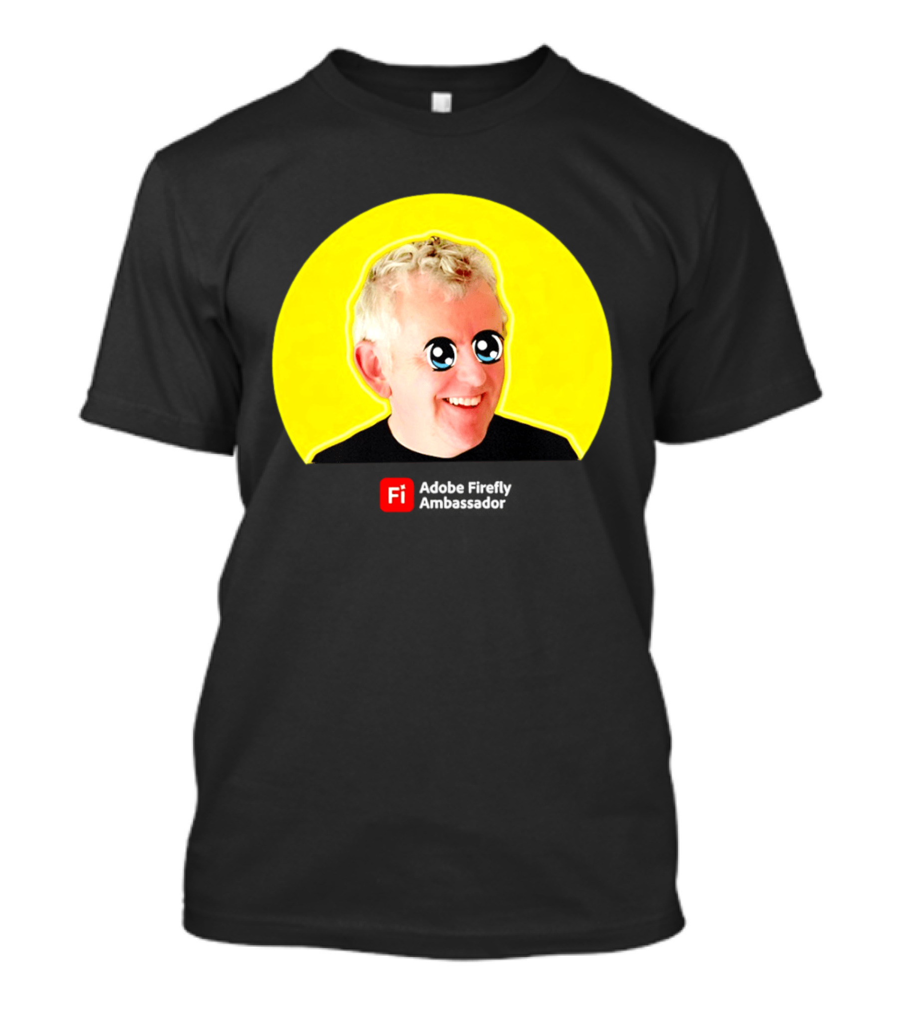 John Nack Firefly Ambassador Anime Eyes Yellow Circle Fi T-Shirt