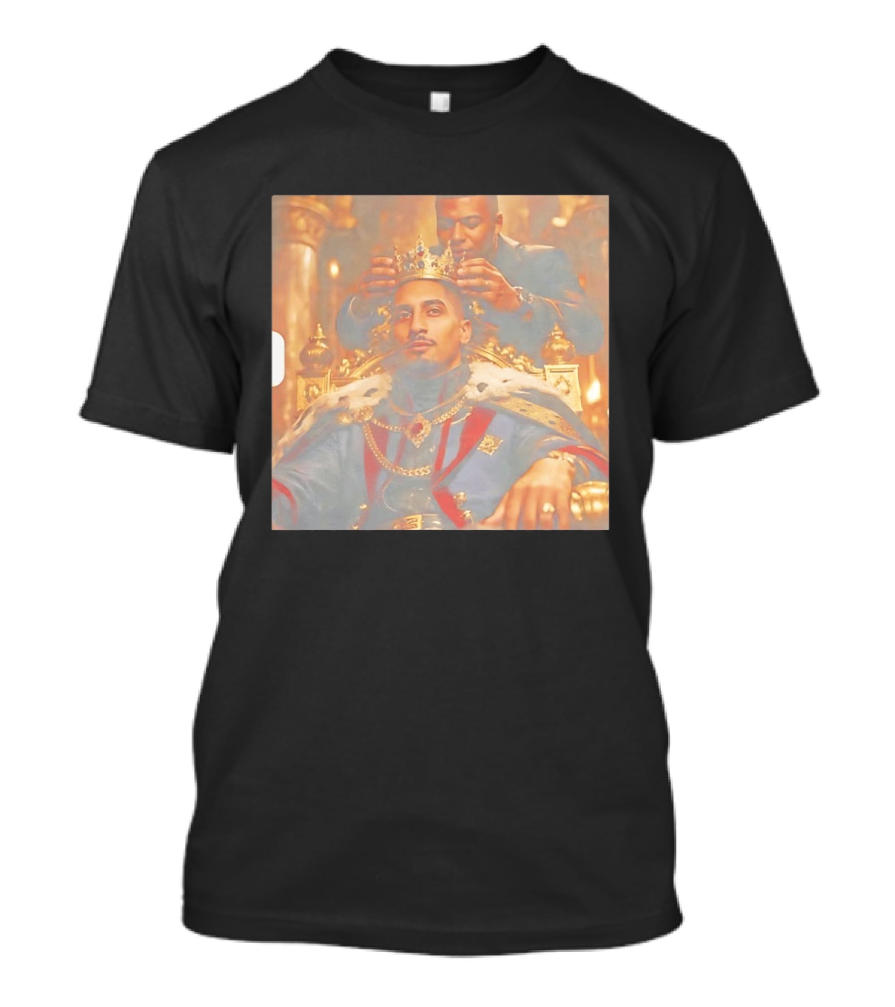 Raphinha Barcelona King Crowned Monarch Regal Throne Scene T-Shirt