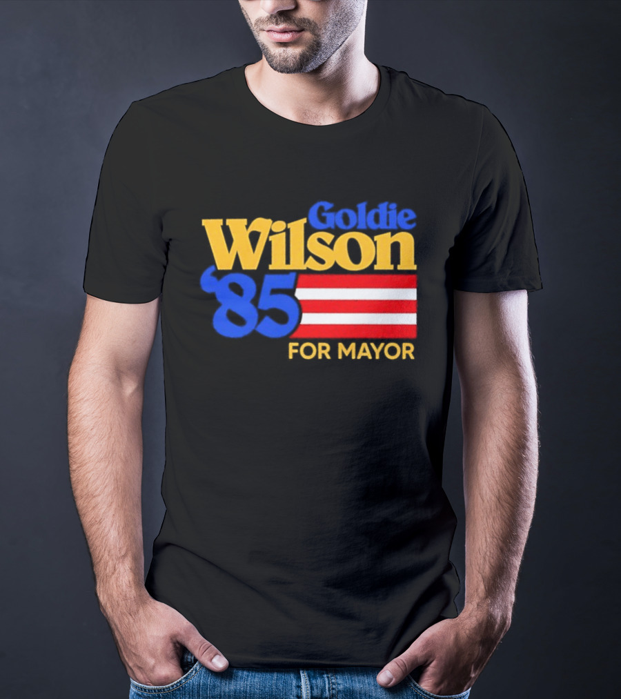 Goldie Wilson '85 For Mayor Back To The Future T-Shirt