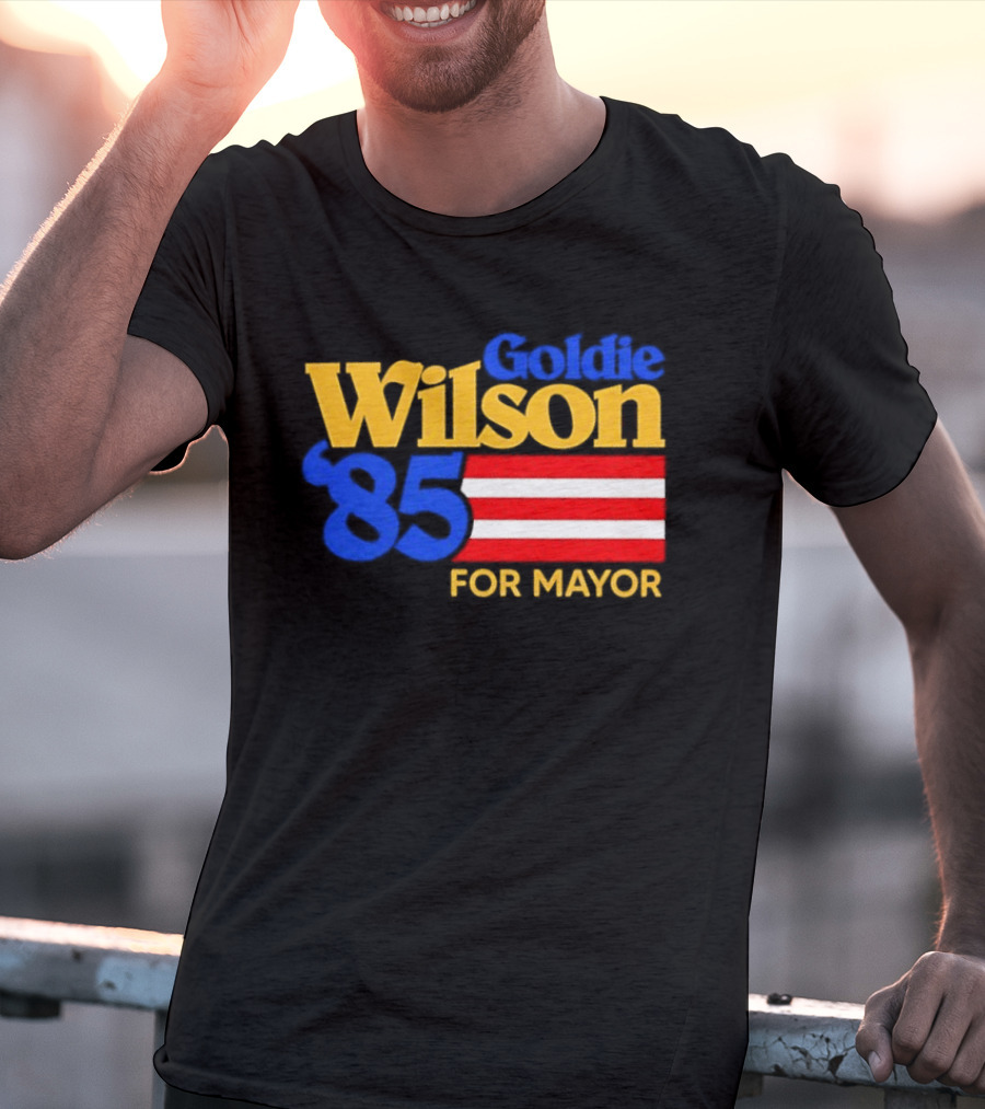 Goldie Wilson '85 For Mayor Back To The Future T-Shirt