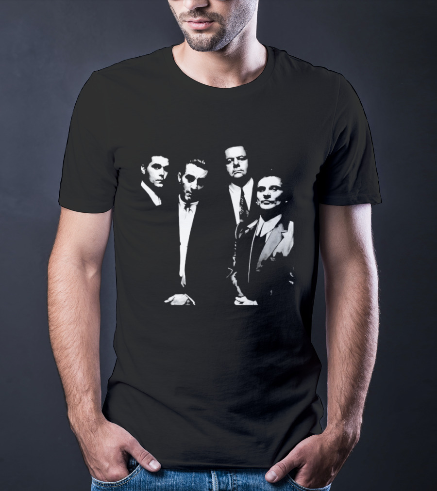 Goodfellas Robert De Niro Ray Liotta Joe Pesci Lorraine Bracco Movie Cast T-Shirt