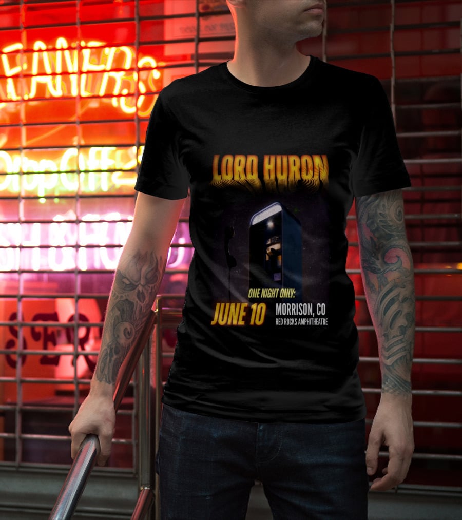 Lord Huron One Night Only June 10 Morrison CO Red Rocks Amphitheatre T-Shirt