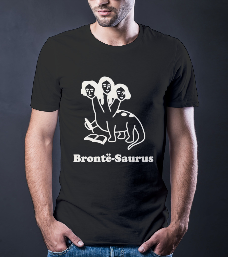 Brontë Saurus Literary Dinosaur Illustration Solar Opposites T-Shirt