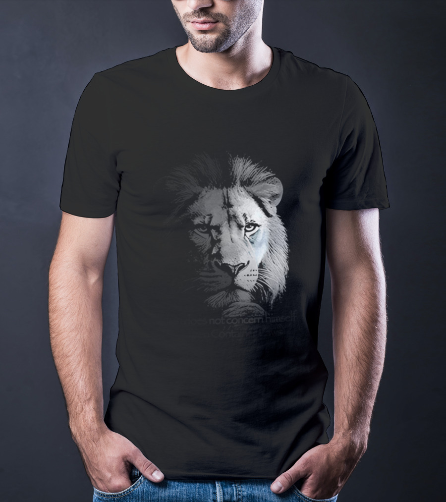 Lion Does Not Concern Himself With Open Container Laws T-Shirt