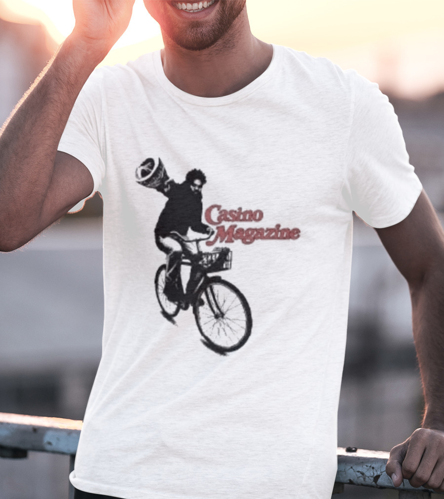 Baby Keem Limited Edition Casino Magazine Cyclist T-Shirt