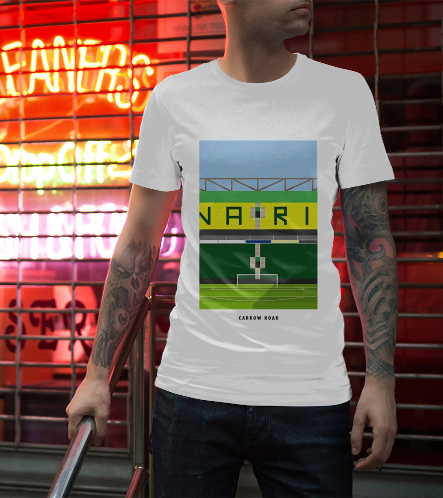 The Canaries Carrow Road Stadium Iconic Architecture T-Shirt