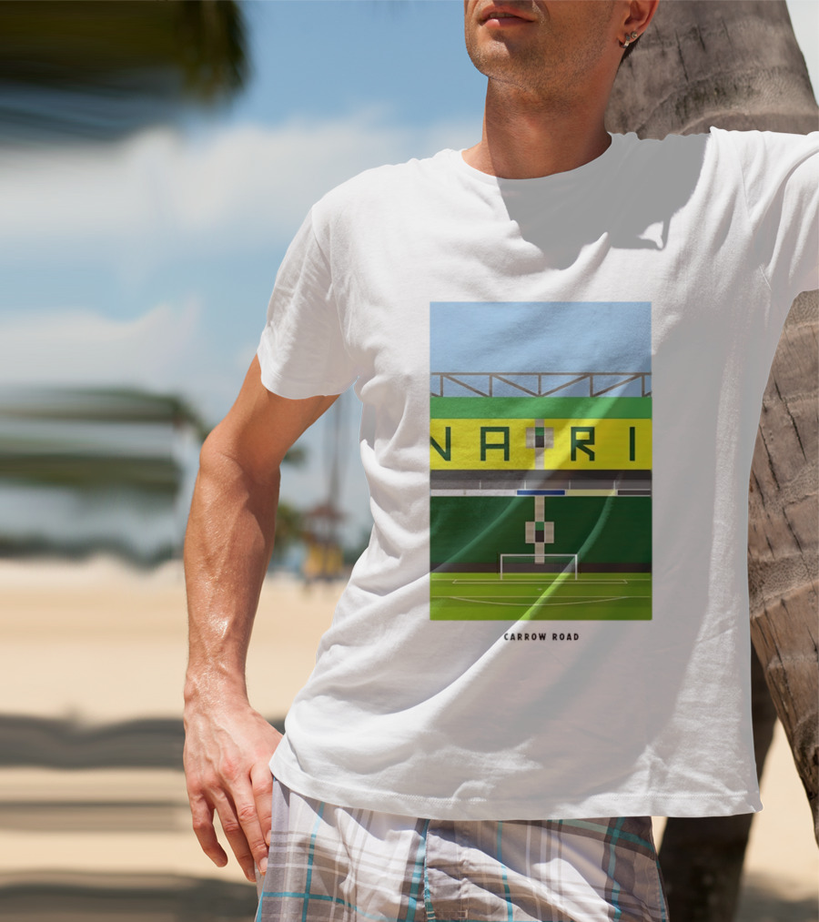 The Canaries Carrow Road Stadium Iconic Architecture T-Shirt