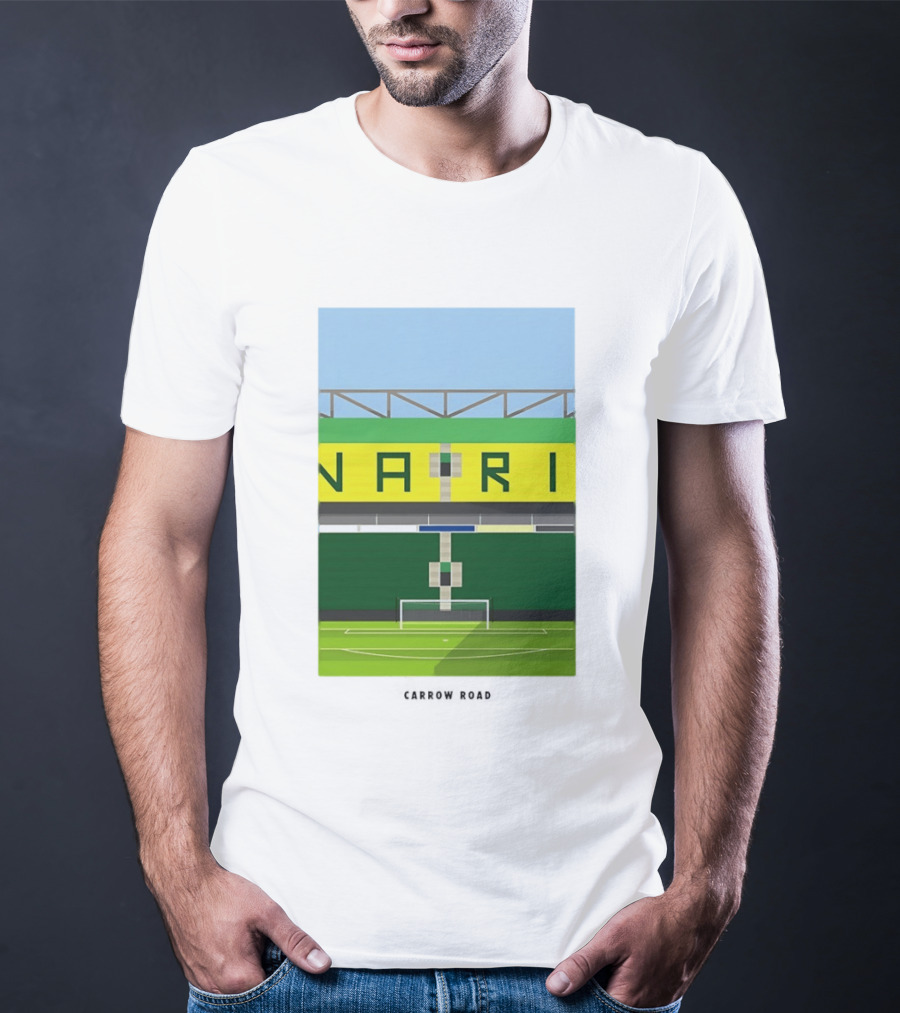The Canaries Carrow Road Stadium Iconic Architecture T-Shirt