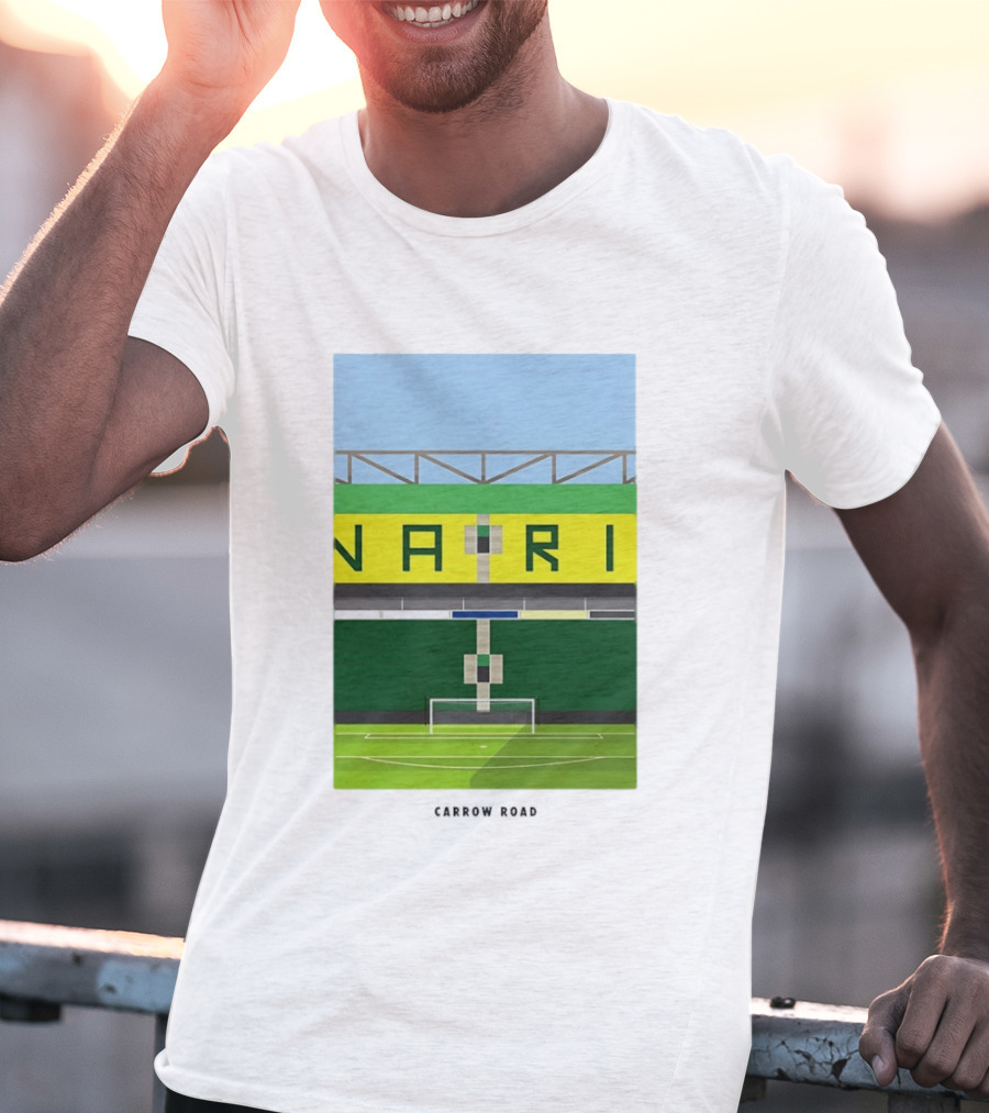 The Canaries Carrow Road Stadium Iconic Architecture T-Shirt