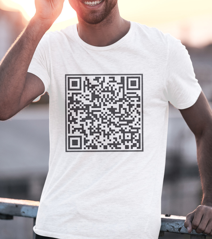 Hiden Message QR Code Political T-Shirt