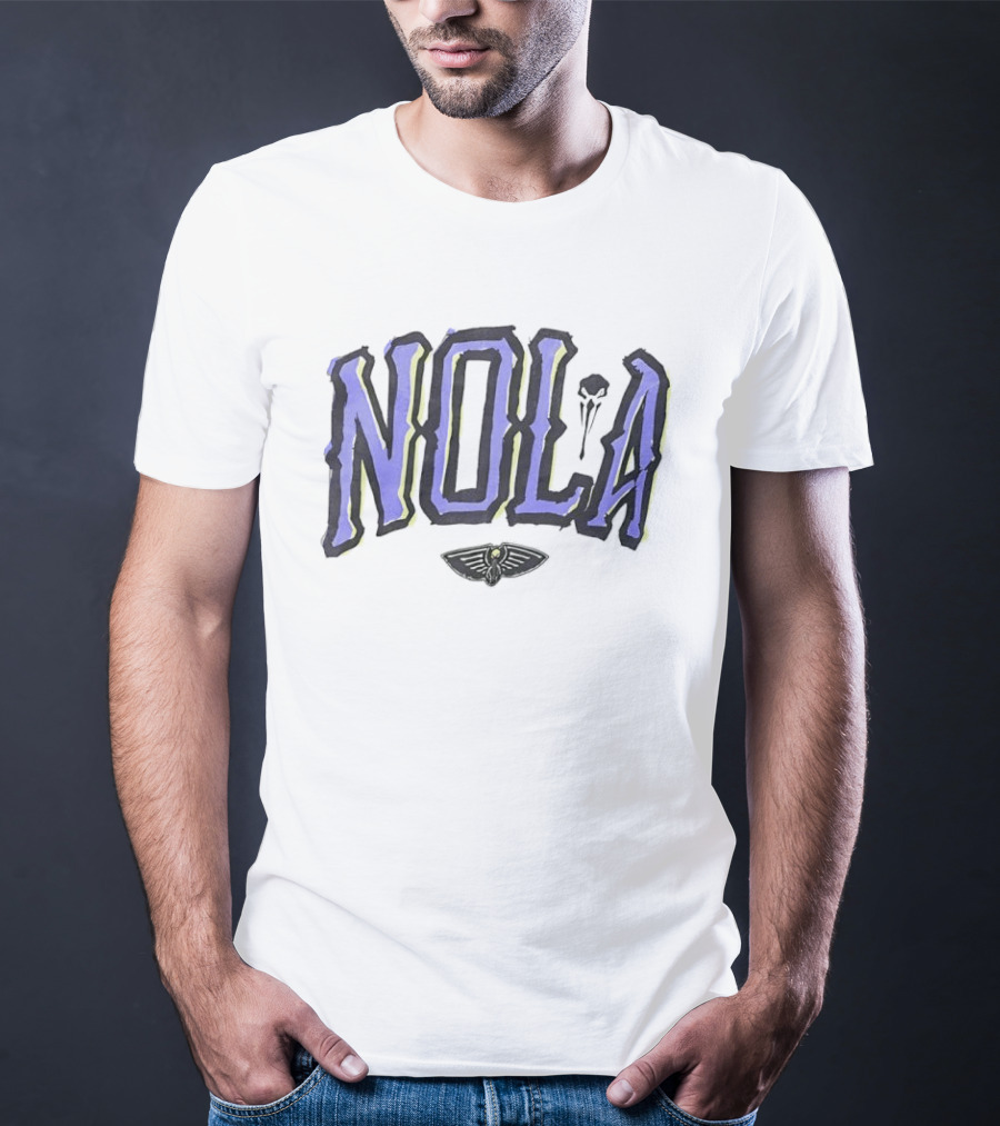 NOLA New Orleans Pelicans Basketball Team Spirit T-Shirt