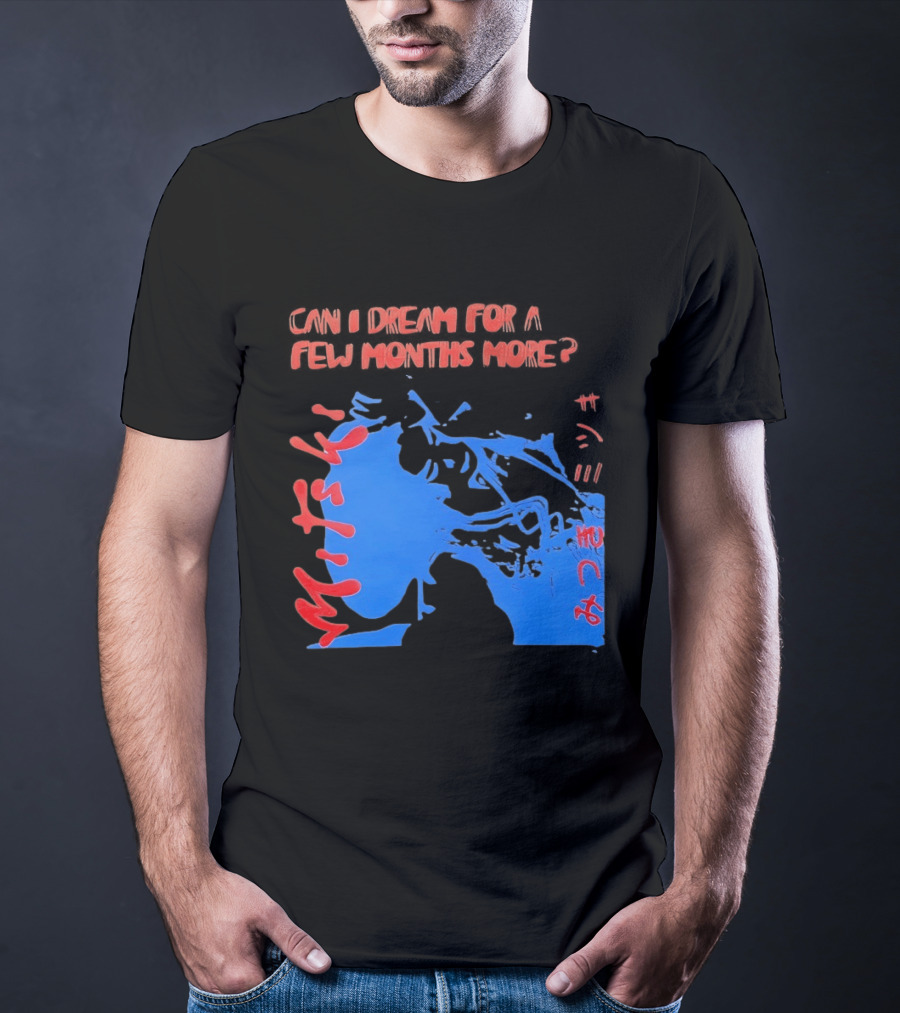 Can I Dream For Few Months More Unique Abstract Peaceful Face Blue And Red T-Shirt