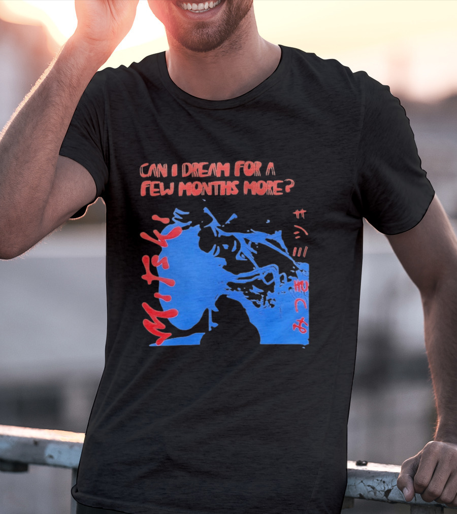 Can I Dream For Few Months More Unique Abstract Peaceful Face Blue And Red T-Shirt