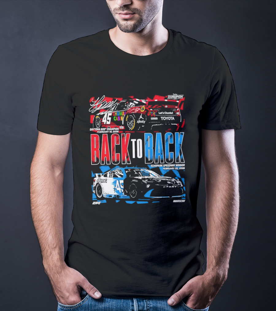 Back To Back Daytona 500 2026 Echopark Speedway Toyota Racing T-Shirt