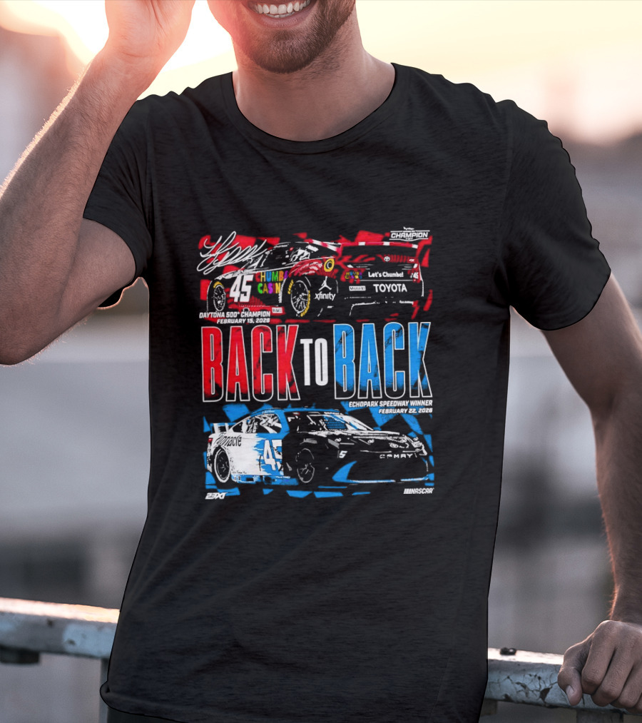 Back To Back Daytona 500 2026 Echopark Speedway Toyota Racing T-Shirt