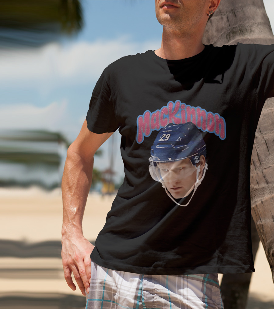 MacKinnon Big Head 29 Colorado Avalanche 26 T-Shirt