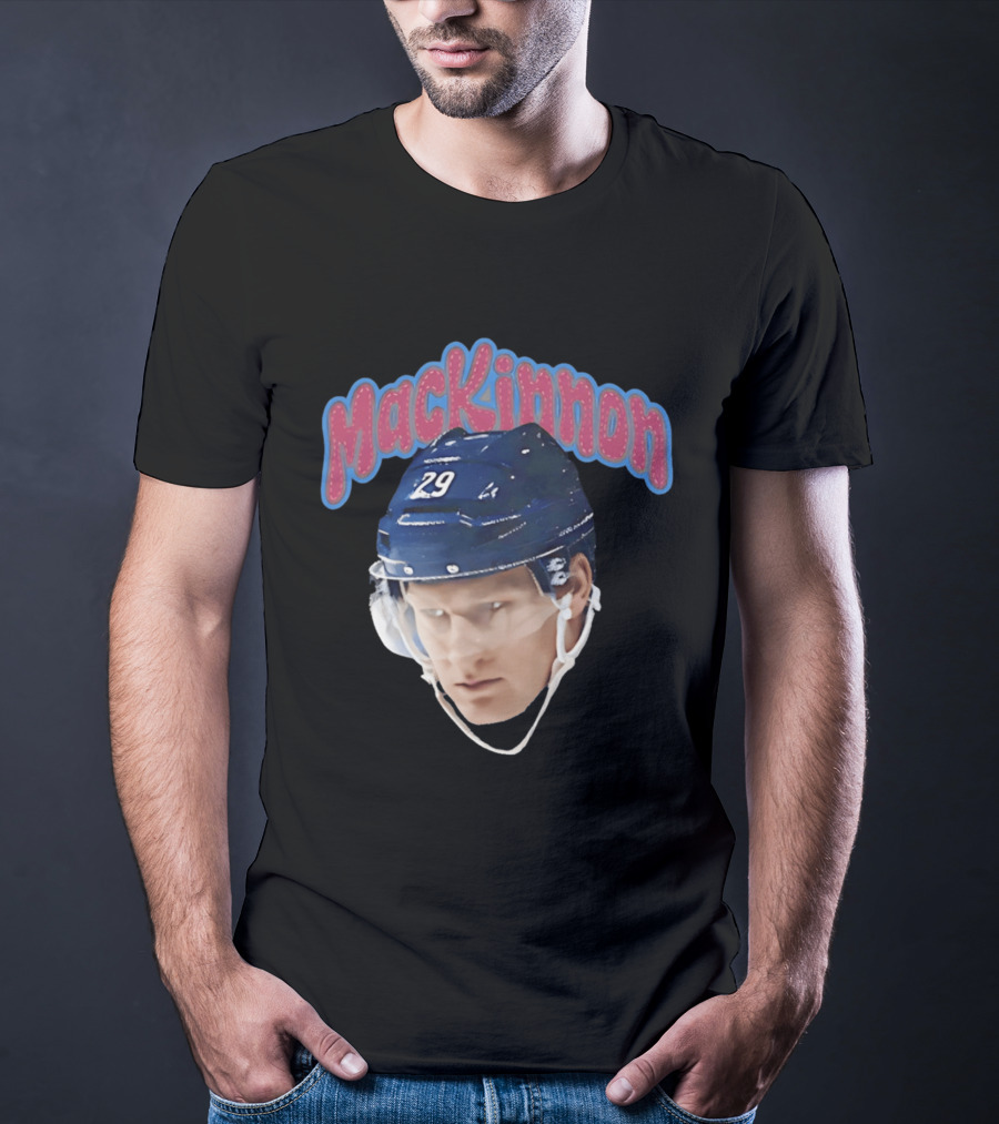 MacKinnon Big Head 29 Colorado Avalanche 26 T-Shirt