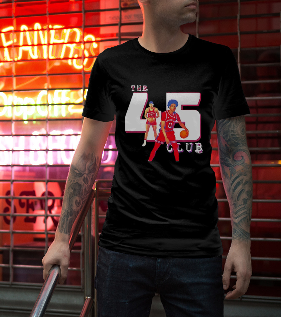 The 45 Club Louisville Cardinals Basketball Mikel Brown 31 And 0 T-Shirt
