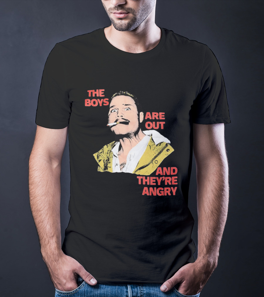 Zach Bryan The Boys Are Out And They're Angry Bold Comic T-Shirt