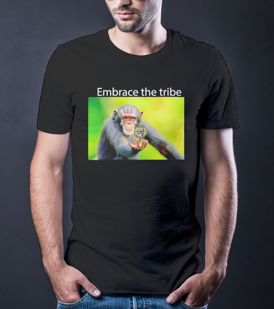 Scalper Choctaw Nation Monkey Embrace The Tribe Handprint T-Shirt