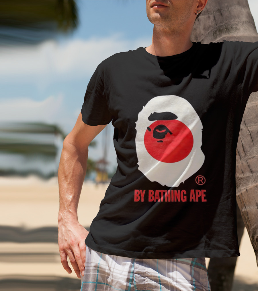 By Bathing Ape Japan Flag T-Shirt