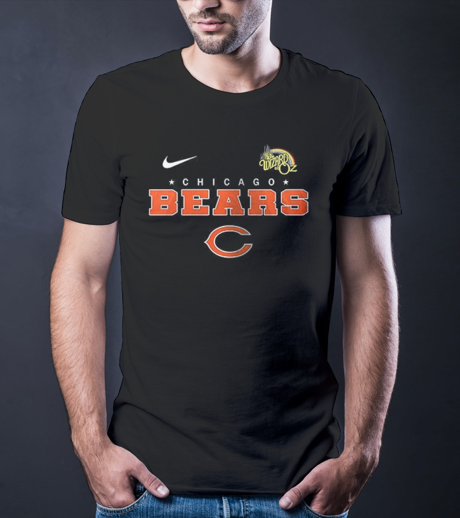 Nike Chicago Bears Lollipop Guild Wizard Of Oz Collaboration T-Shirt