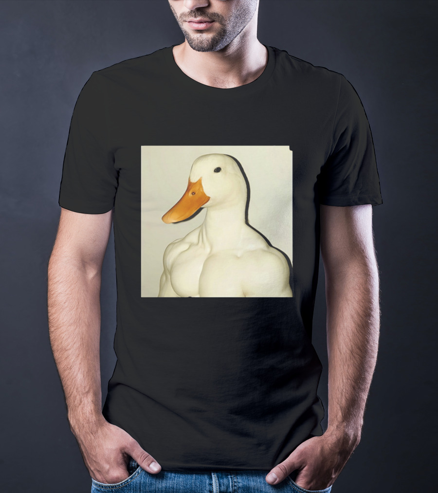 Muscle Goose Meme Buff Animal Bodybuilder Goose T-Shirt