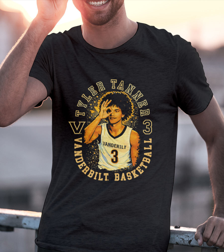 Tyler Tanner Vanderbilt Basketball 3 Commodores T-Shirt