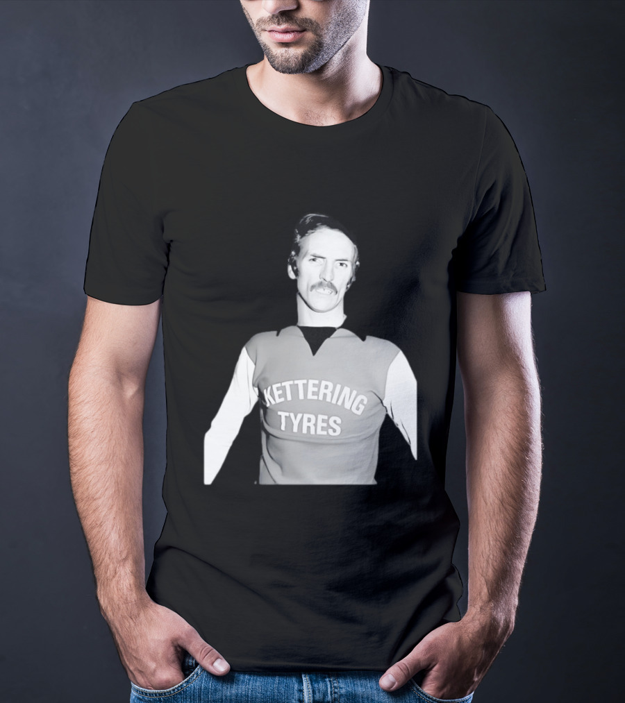 Derek Dougan Kettering Tyres Football Top T-Shirt