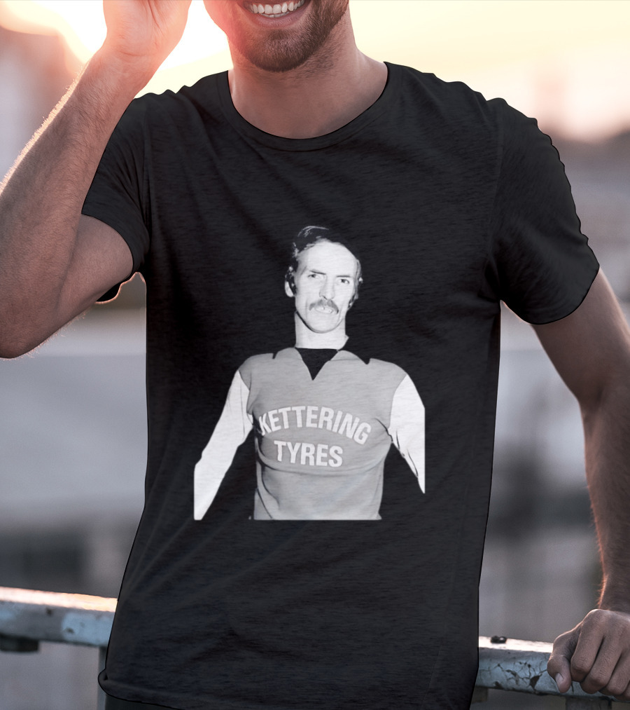Derek Dougan Kettering Tyres Football Top T-Shirt
