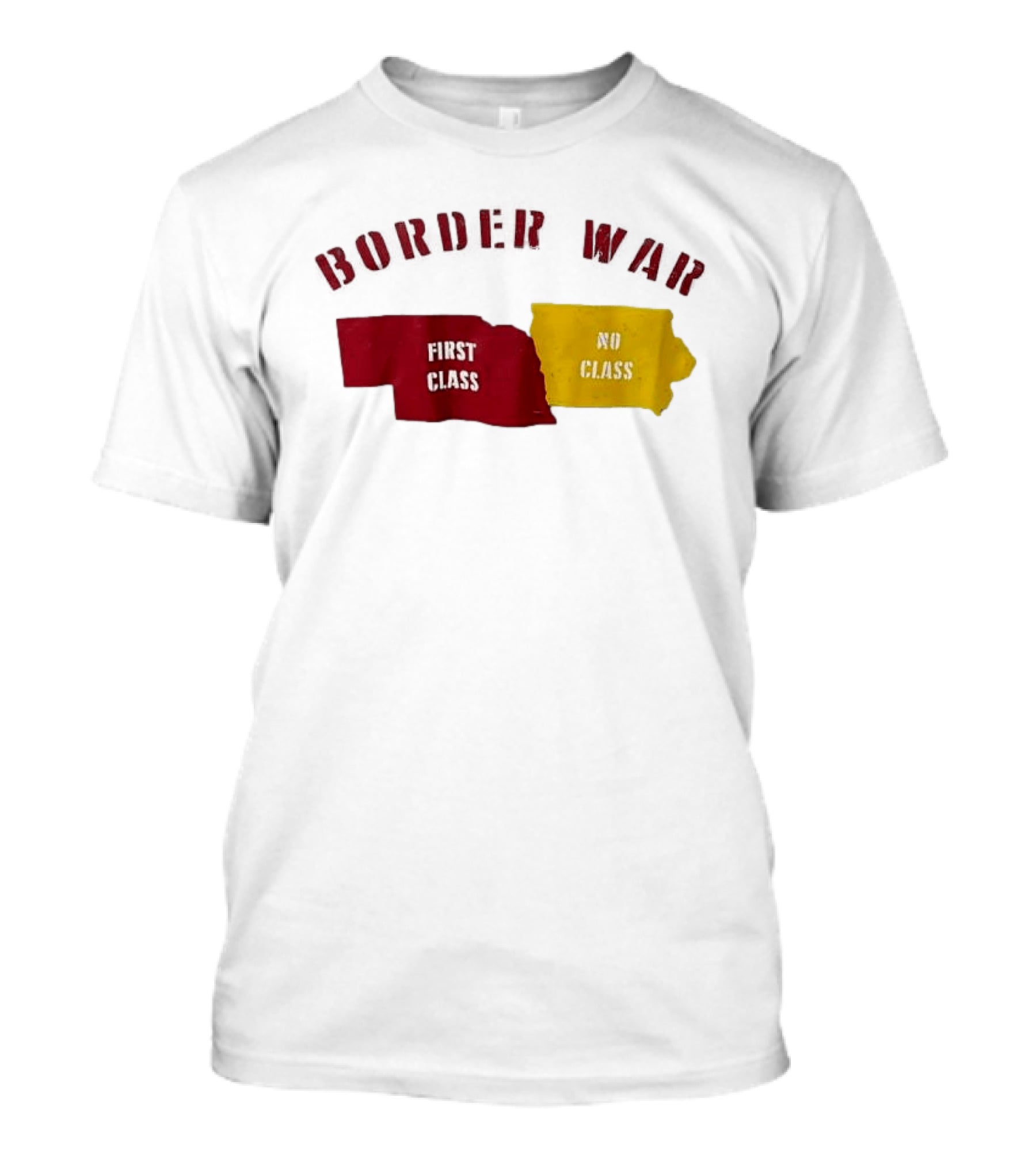 Border War First Class No Class Rivalry Kansas Missouri T-Shirt