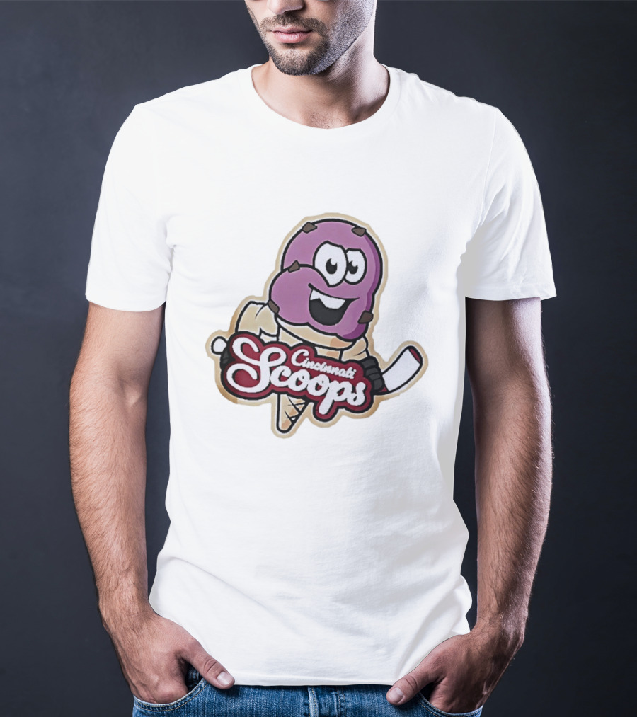 Cincinnati Scoops Hockey Ice Cream Cyclones T-Shirt