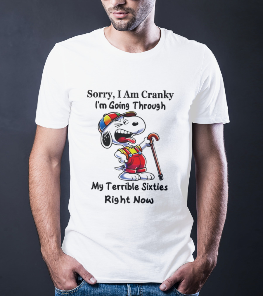 Sorry I Am Cranky I'm Going Through My Terrible Sixties Right Now T-Shirt